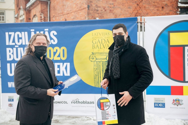 Centra kiosks saņēmis atzinību Latvijas Būvniecības gada balva 2020 konkursā