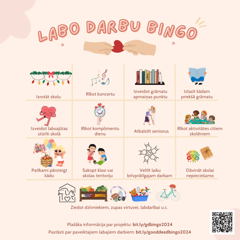 Labo darbu bingo