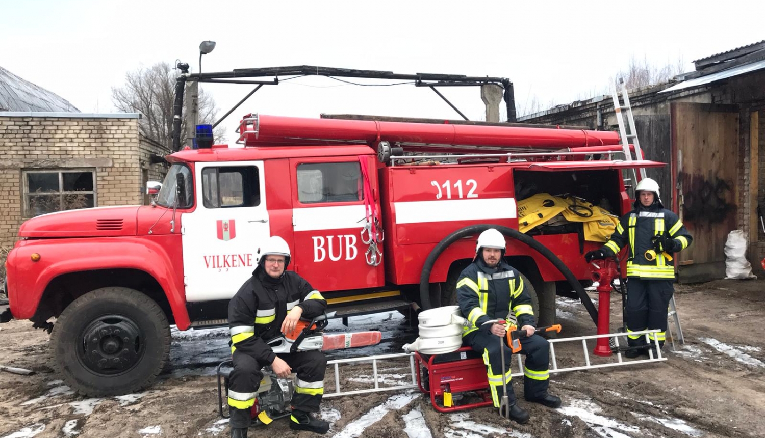 BDR “Viļķenes brīvprātīgo ugunsdzēsēju biedrība” jau saņem Ziemassvētku dāvanas