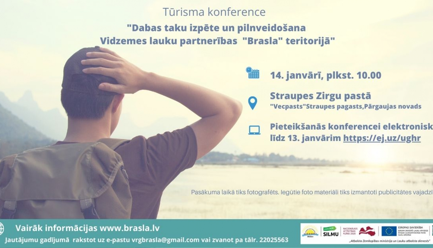 Tūrisma konference “Dabas taku izpēte un pilnveidošana Vidzemes lauku partnerības "Brasla" teritorijā”